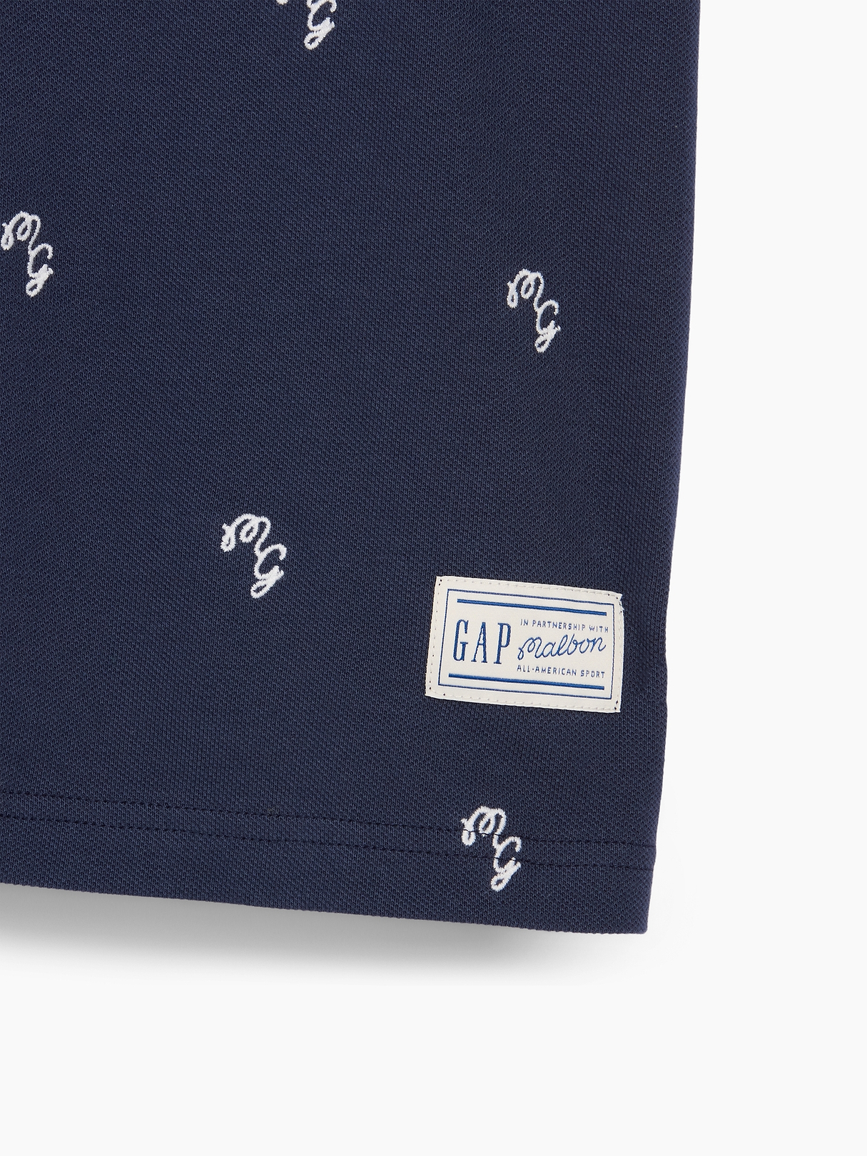 Gap × Malbon Relaxed Logo Polo Shirt | Gap