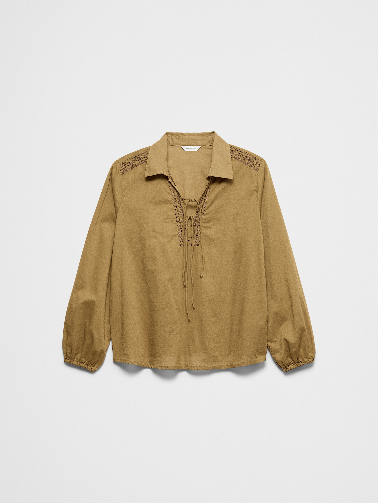 Image number 4 showing, Collared Front-Tie Top