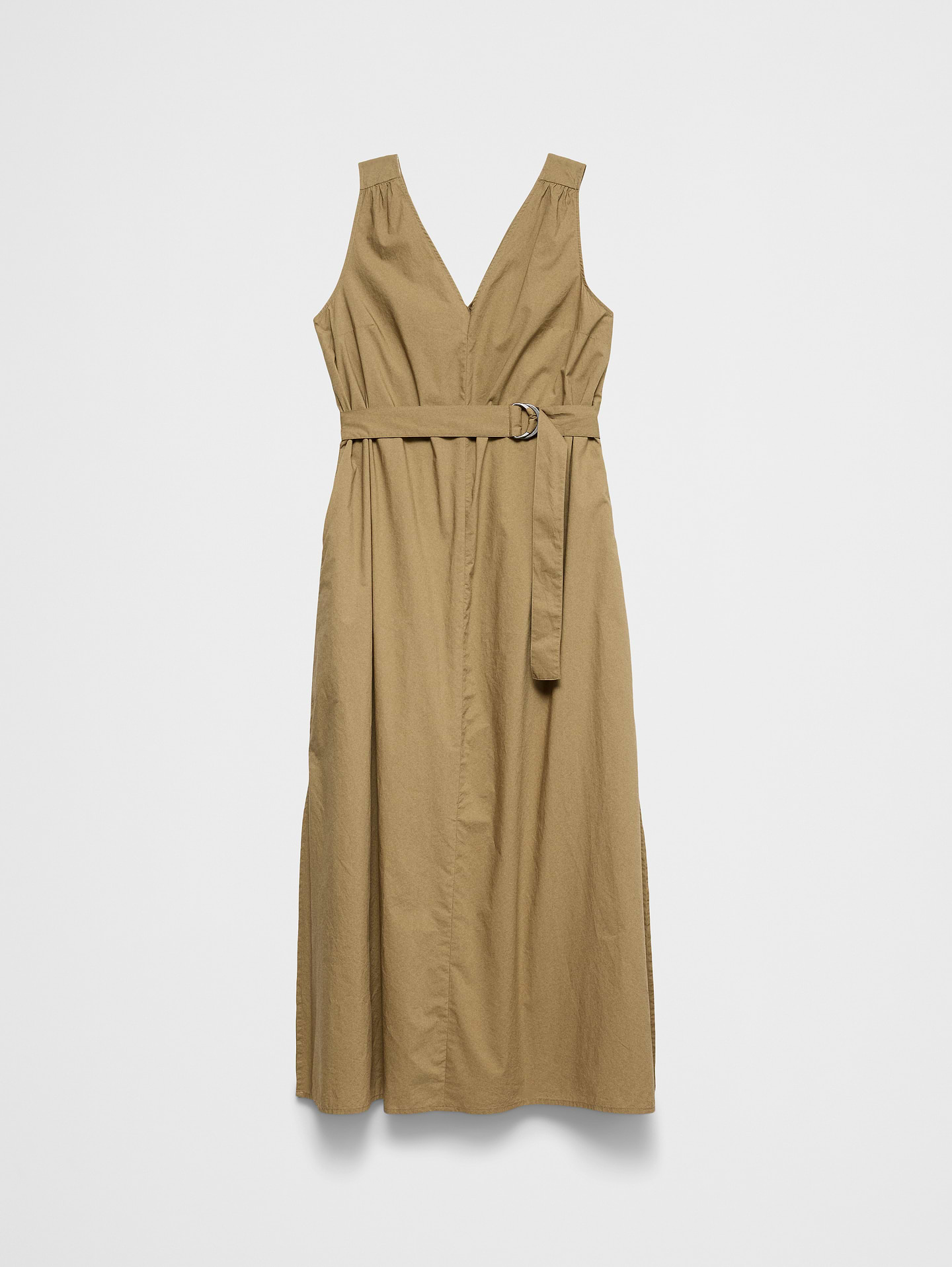 Image number 7 showing, Poplin Belted Maxi Dress