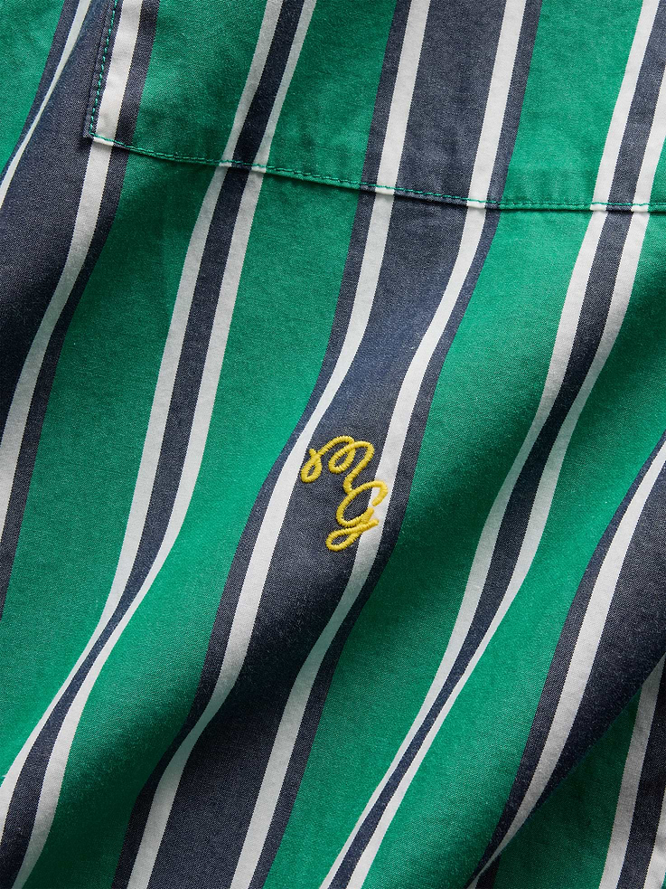 Image number 5 showing, Gap × Malbon Poplin Stripe Shirt