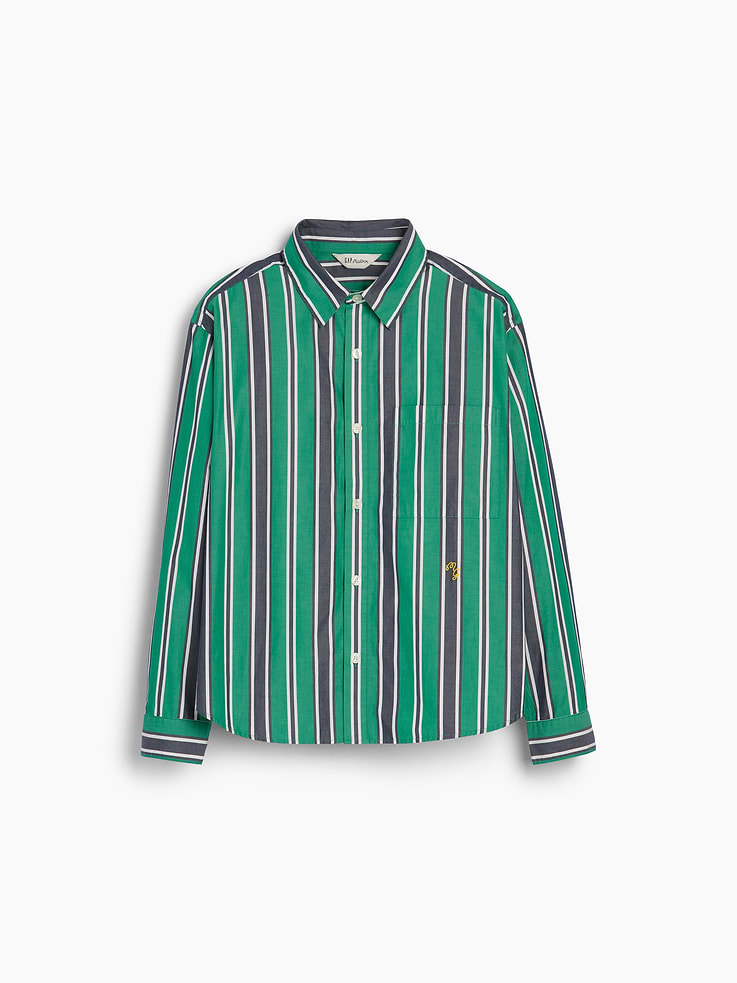 Image number 7 showing, Gap × Malbon Poplin Stripe Shirt