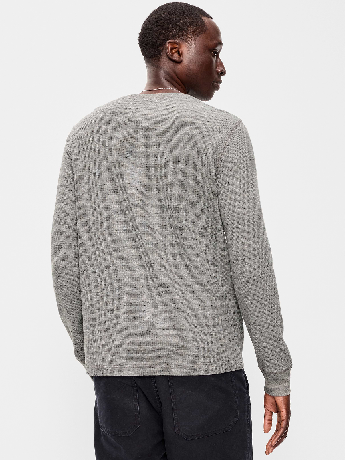 Image number 2 showing, Long-Sleeve Waffle Henley T-Shirt