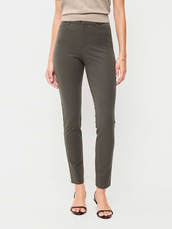 High-Waisted Pixie Skinny Ankle Pants