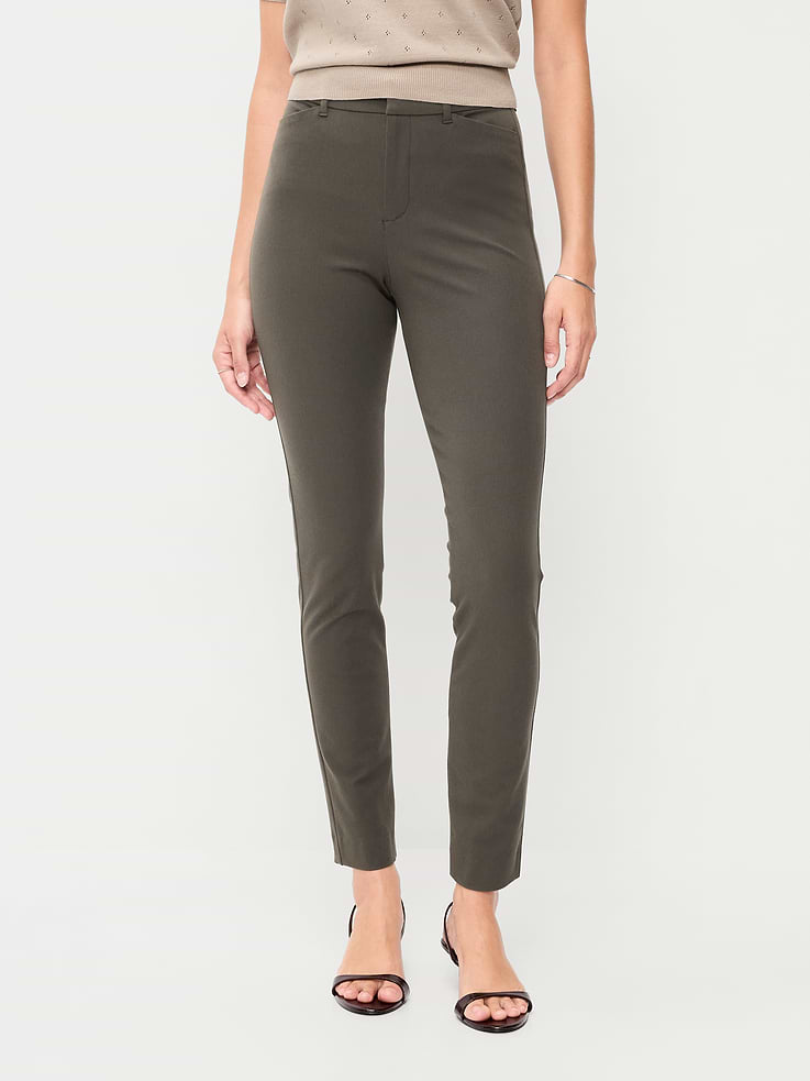 Image number 2 showing, High-Waisted Pixie Skinny Ankle Pants
