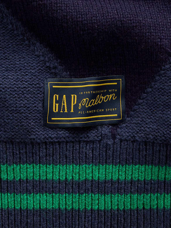 Gap × Malbon Oversized Argyle Sweater Vest