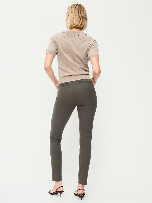 High-Waisted Pixie Skinny Ankle Pants