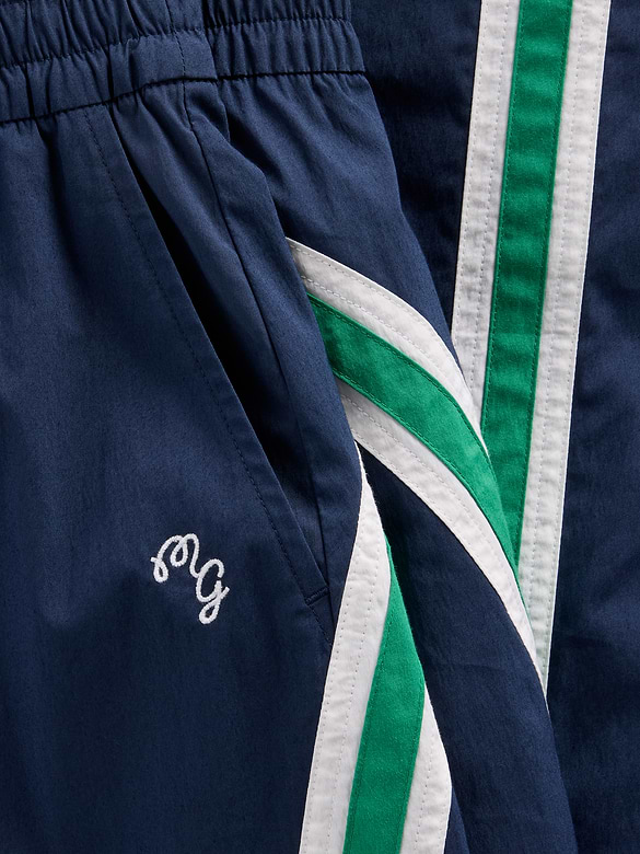 Gap × Malbon Textured Poplin Barrel Track Pants