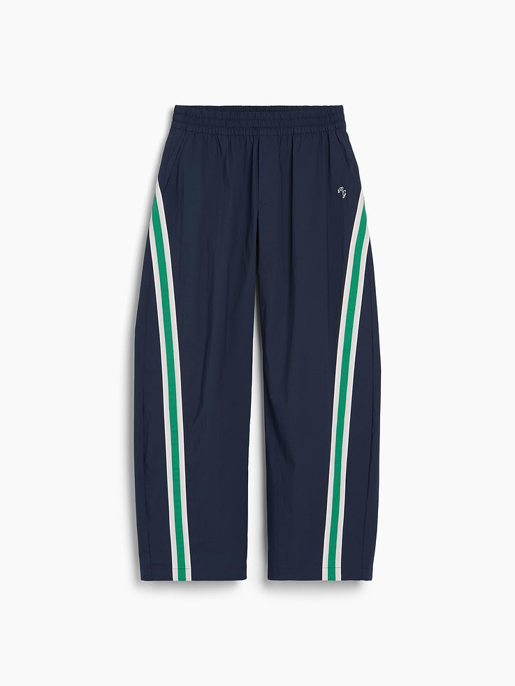 Image number 10 showing, Gap × Malbon Textured Poplin Barrel Track Pants