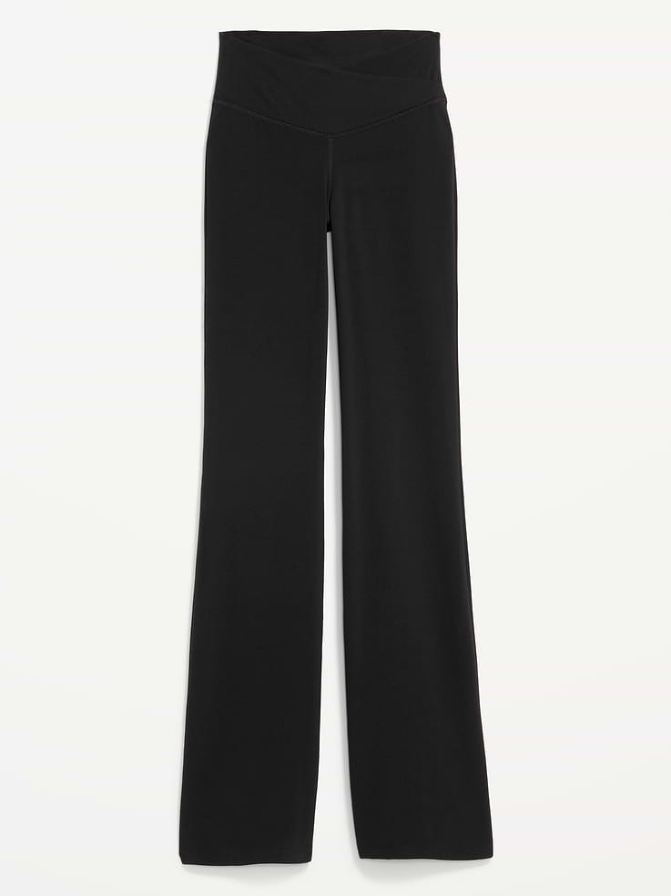Image number 7 showing, Crossover-Waist StudioSmooth Flare Leggings