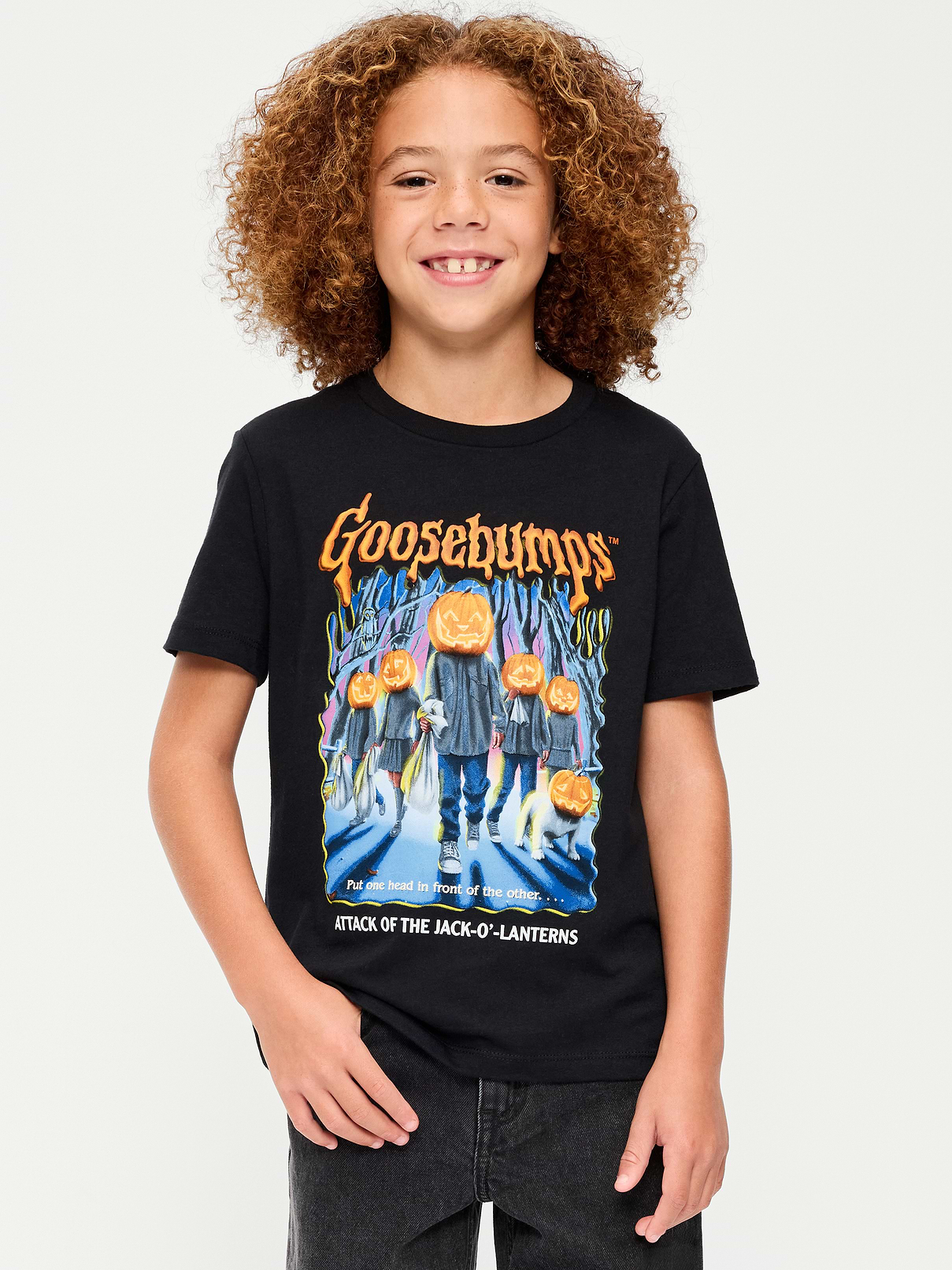 Image number 1 showing, Goosebumps™ Gender-Neutral Graphic T-Shirt for Kids
