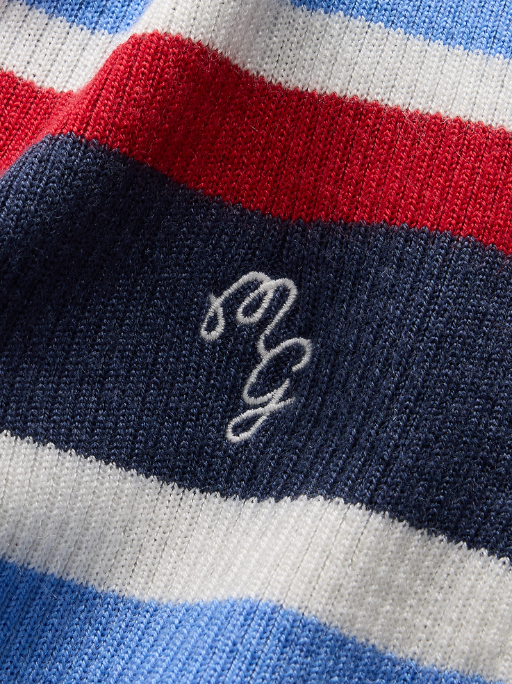 Image number 5 showing, Gap × Malbon Stripe Sweater Mini Skort