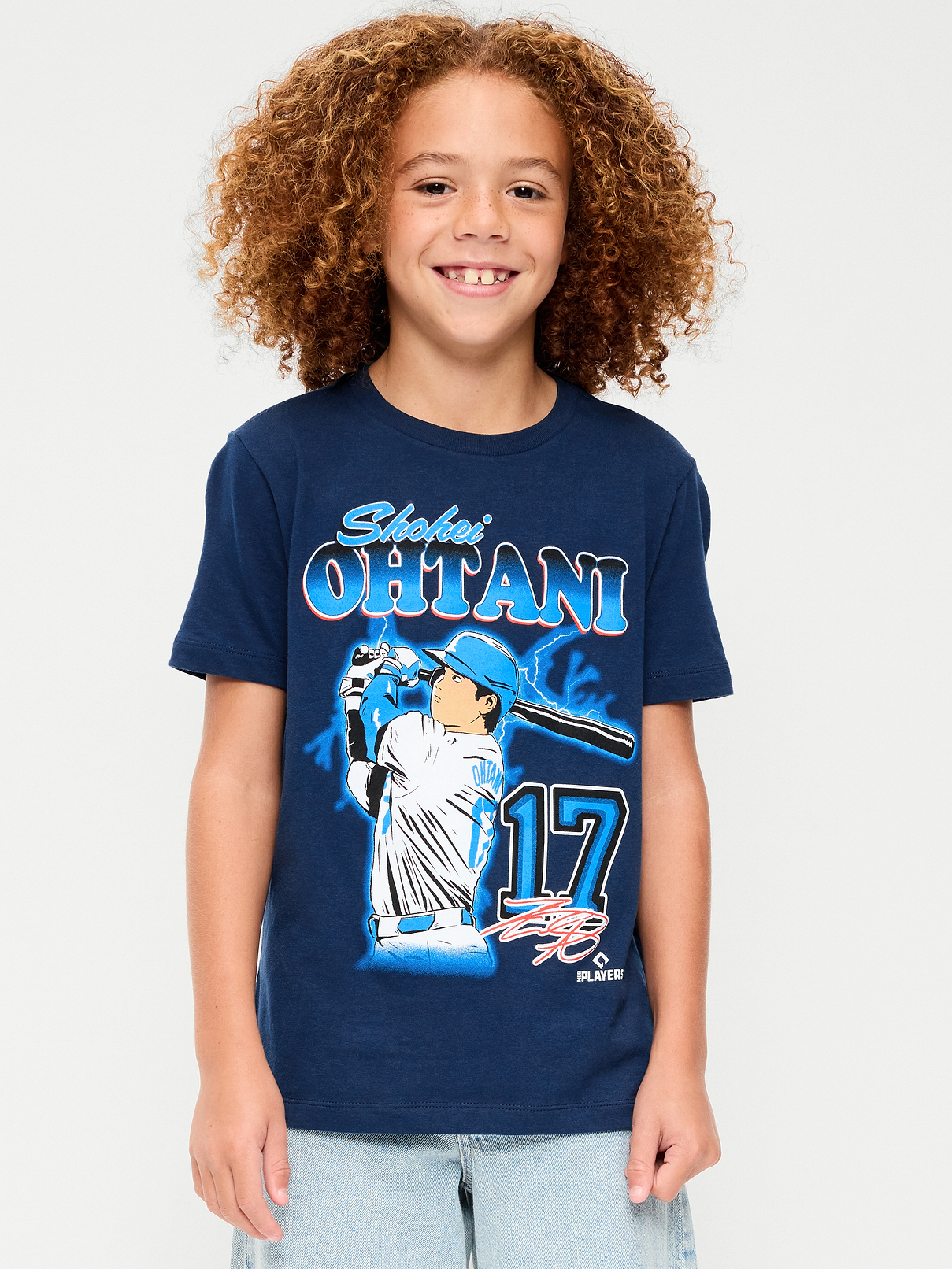 Image number 1 showing, Los Angeles Dodgers Ohtani Gender-Neutral Graphic T-Shirt Kids
