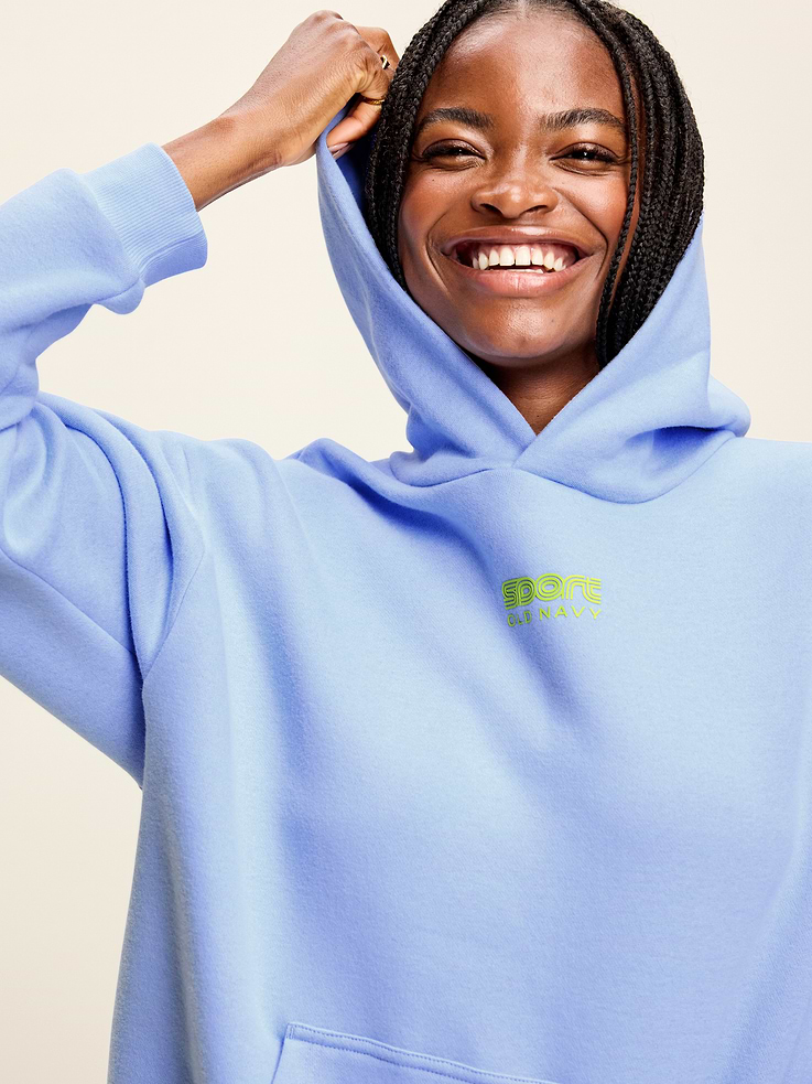 Image 4 of 5, Baseline Fleece Oversized Hoodie Sweatshirt