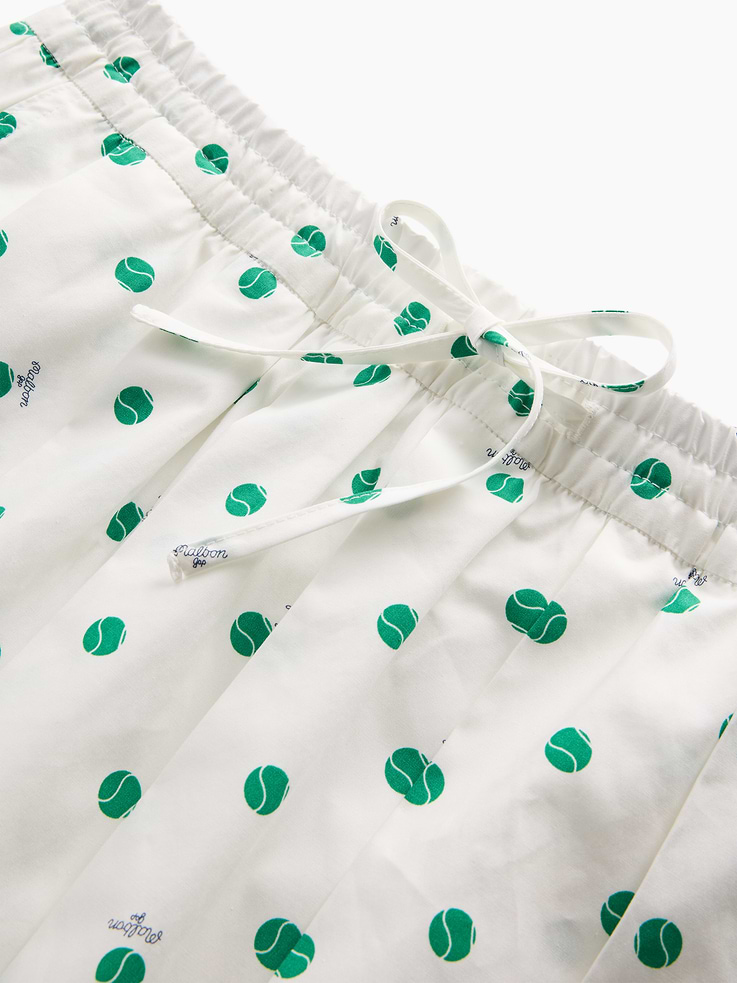 Image number 5 showing, Gap × Malbon Pleated Poplin Mini Skort