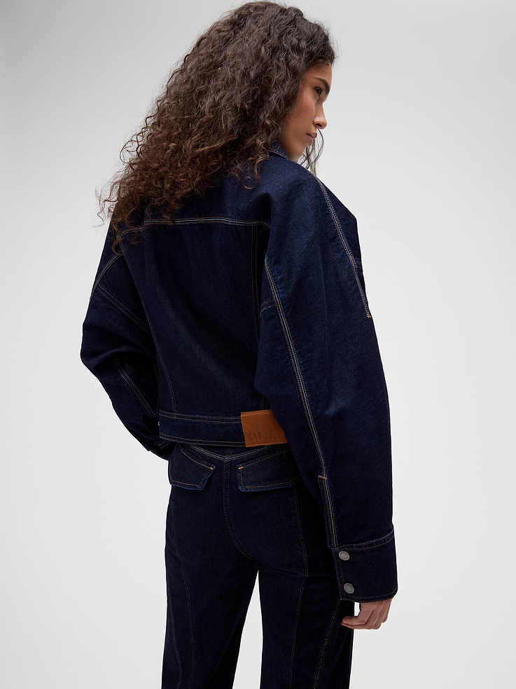 Image number 3 showing, GapStudio Double-Pocket Denim Jacket