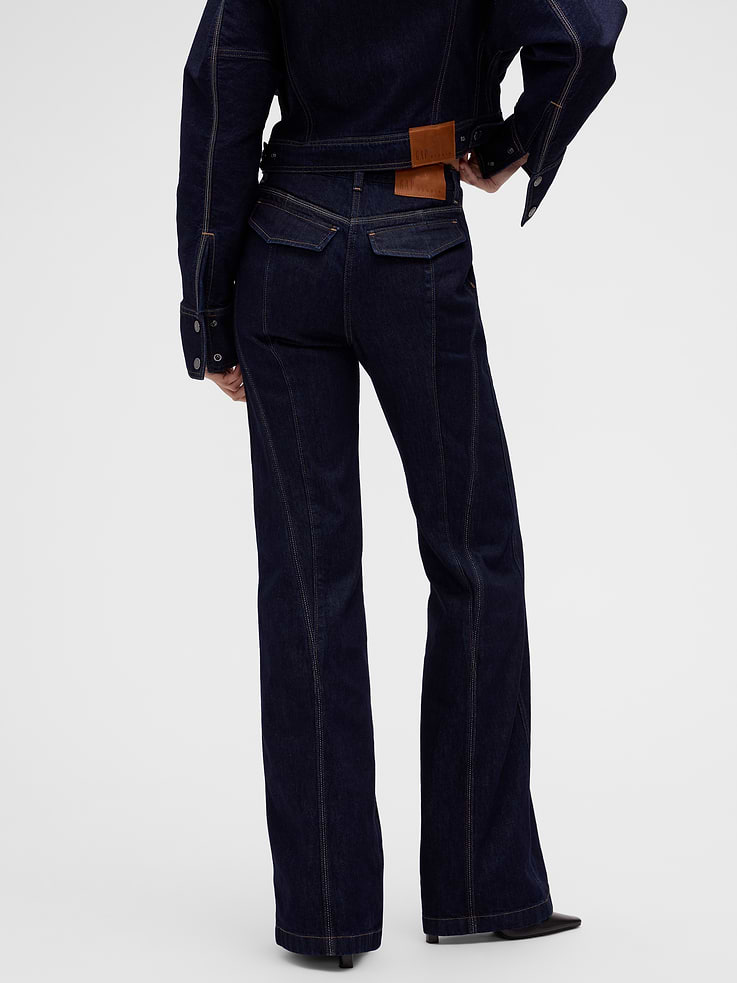 Image number 5 showing, GapStudio High Rise Pintuck Jeans