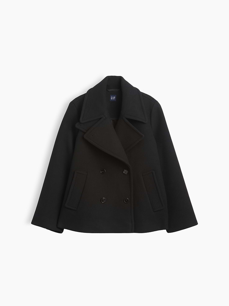 Image number 7 showing, Wool-Blend Peacoat