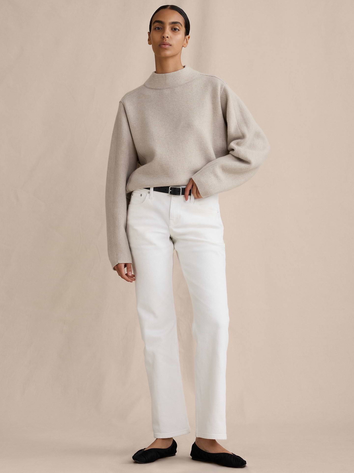 Image number 1 showing, Low-Rise Kick-Straight Jean