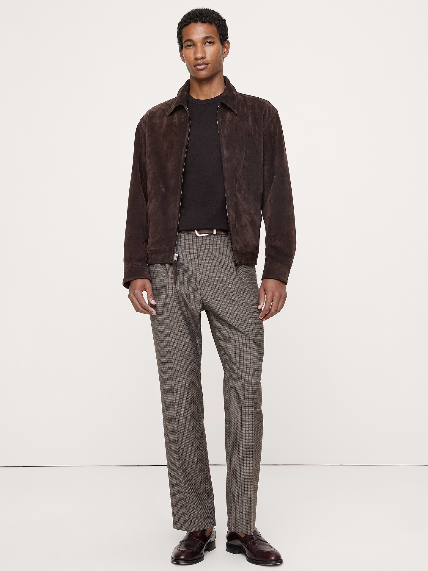 Image number 1 showing, Classic Tapered Twill Dress Pant