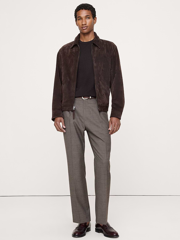 Classic Tapered Twill Dress Pant