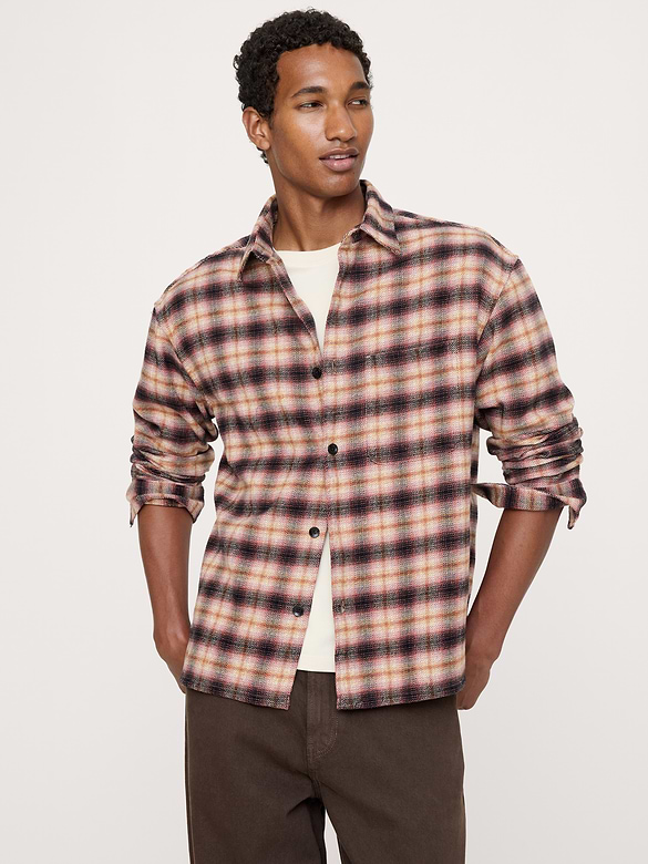 Relaxed-Fit Flannel Shirt