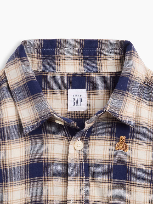 Baby Flannel Two-Piece Outfit Set