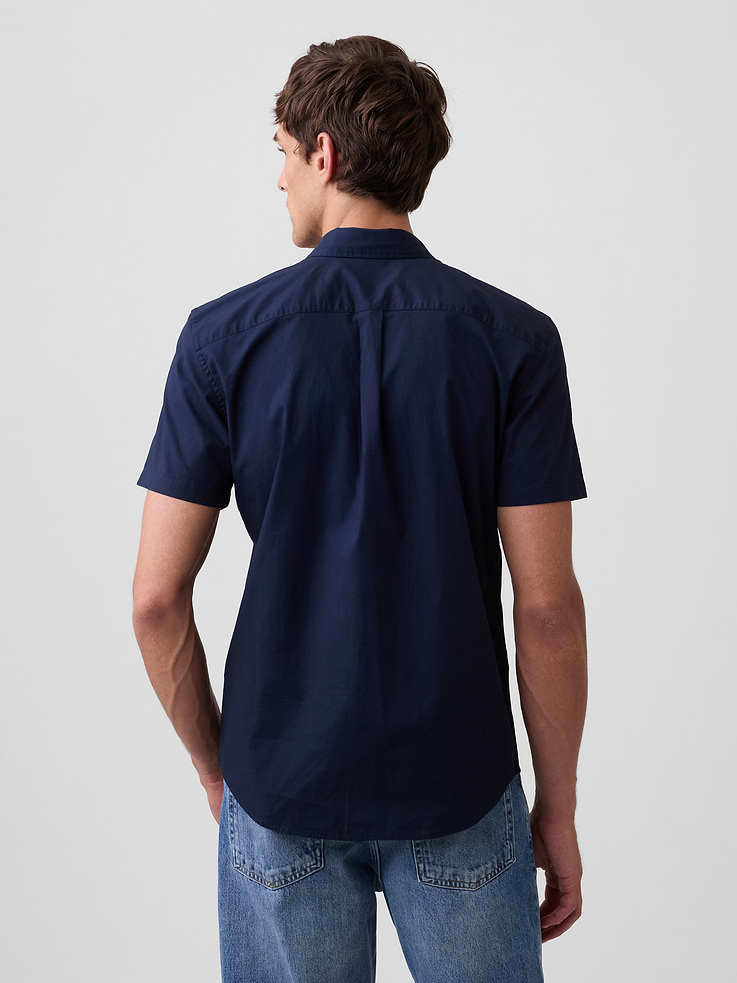 Image number 2 showing, Stretch Poplin Shirt in Standard Fit
