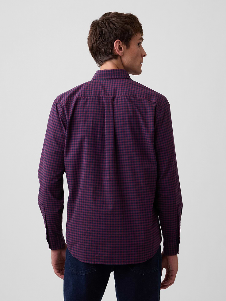 Image number 2 showing, Stretch Poplin Shirt in Standard Fit