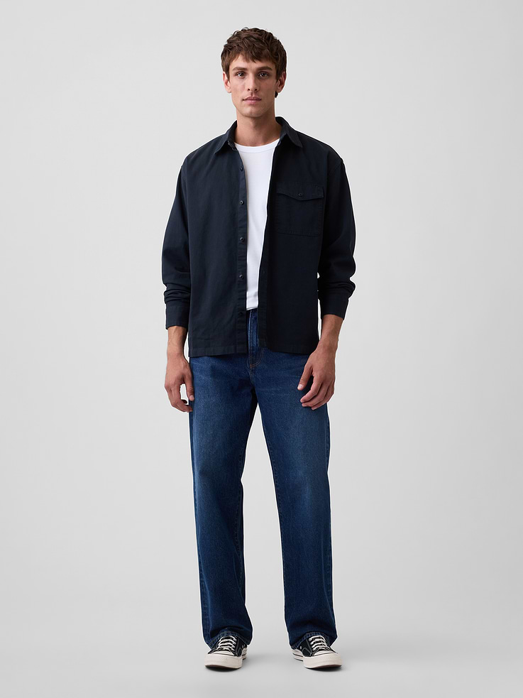 Image number 3 showing, Twill Shirt in Boxy Fit