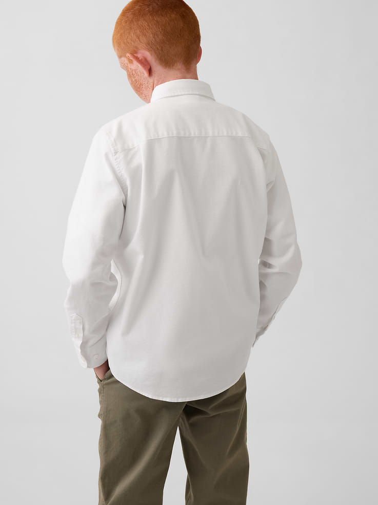 L'image numéro 3 présente Chemise Oxford d’uniforme pour Enfant