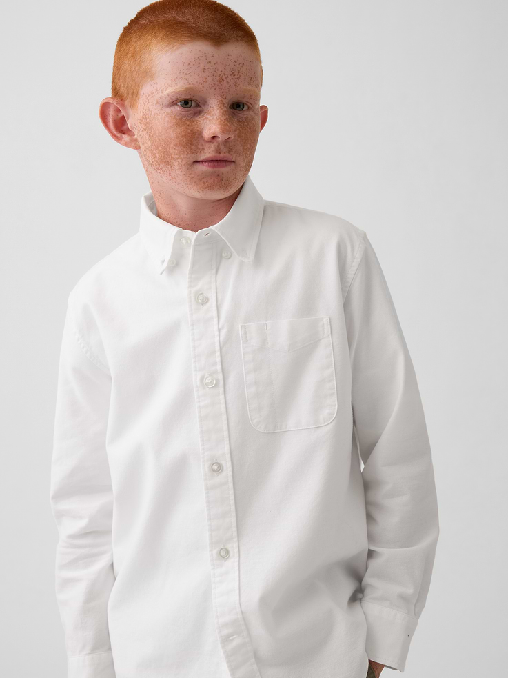 L'image numéro 1 présente Chemise Oxford d’uniforme pour Enfant