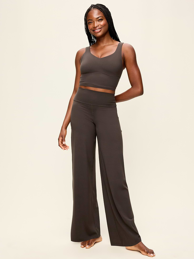 Image number 2 showing, High-Waisted StudioSmooth Wide-Leg Pants