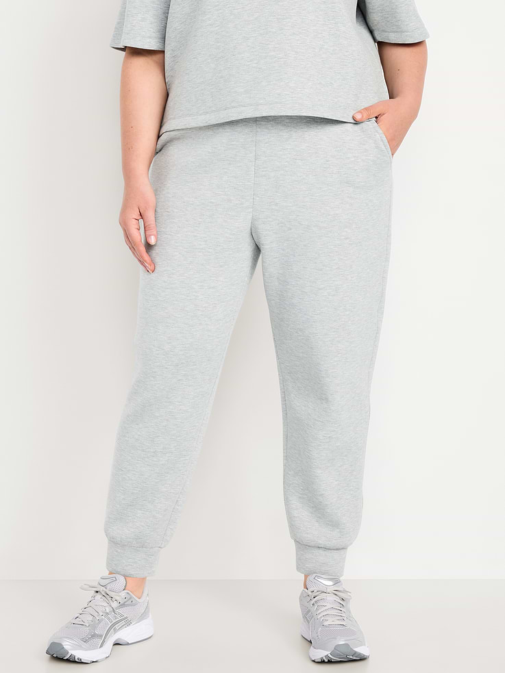 Image number 8 showing, High-Waisted Bounce Fleece Jogger Sweatpants