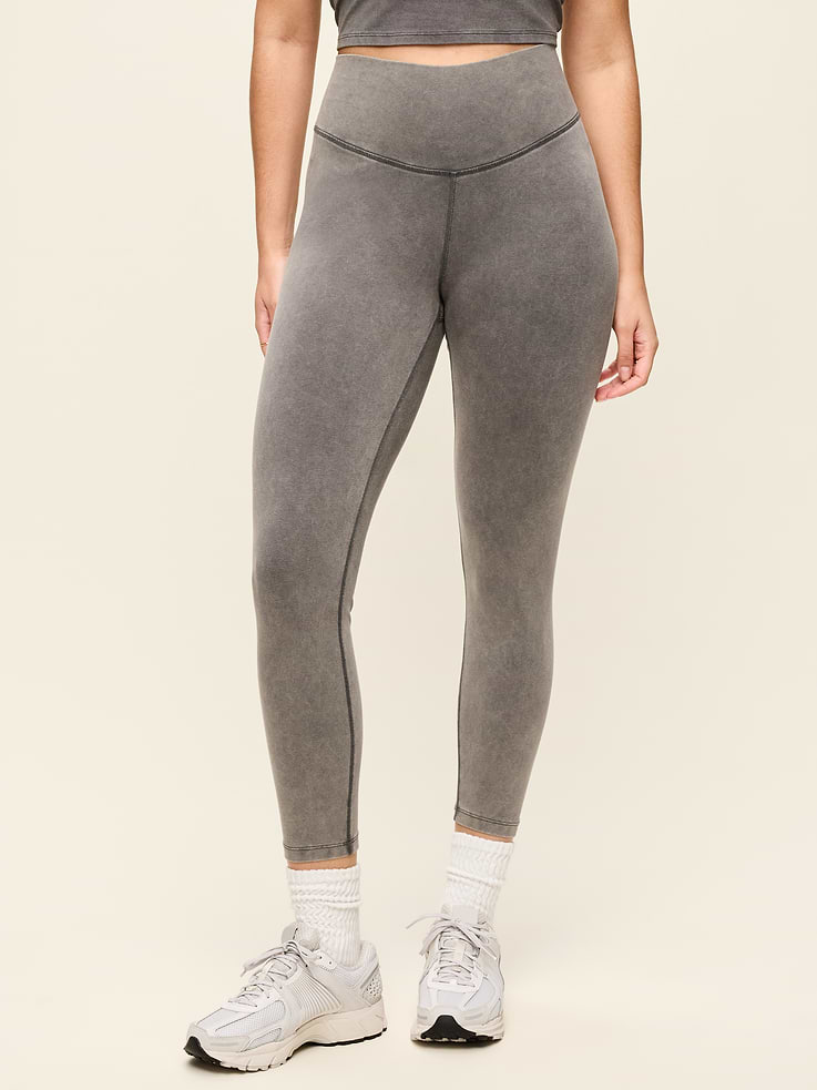 L'image numéro 5 présente Legging en coton à taille haute longueur 7/8 PowerChill