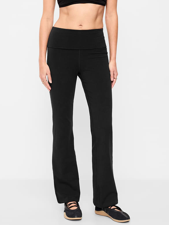 Legging semi-évasé à taille haute rabattable PowerChill
