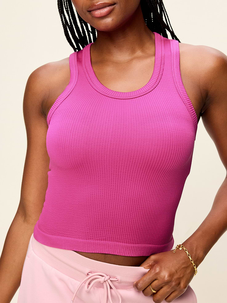 Image number 4 showing, Exhale Seamless Fitted Rib Tank