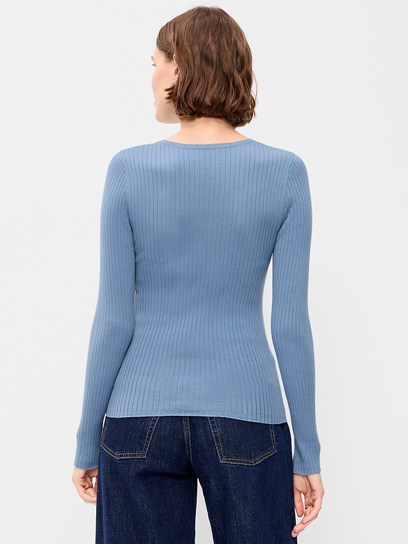 SoSoft Lite Crew-Neck Long-Sleeve Ribbed Top