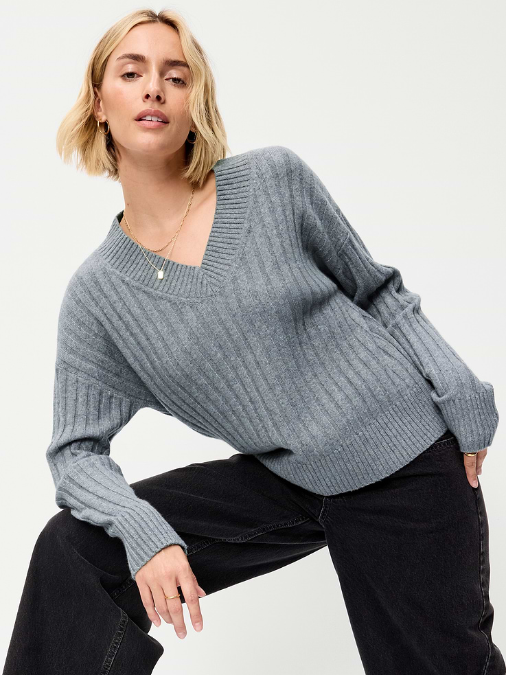 Image number 3 showing, SoSoft V-Neck Sweater