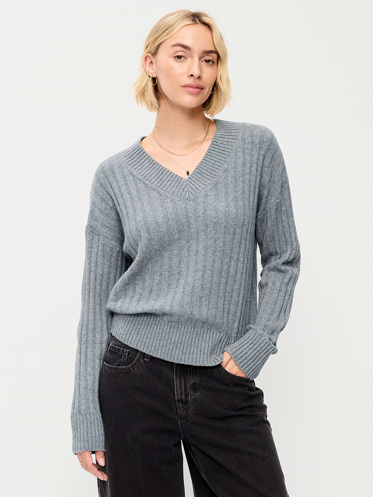 Image number 1 showing, SoSoft V-Neck Sweater