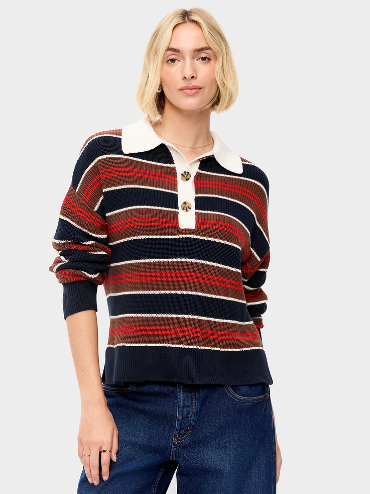 Image number 3 showing, Shaker Polo Sweater
