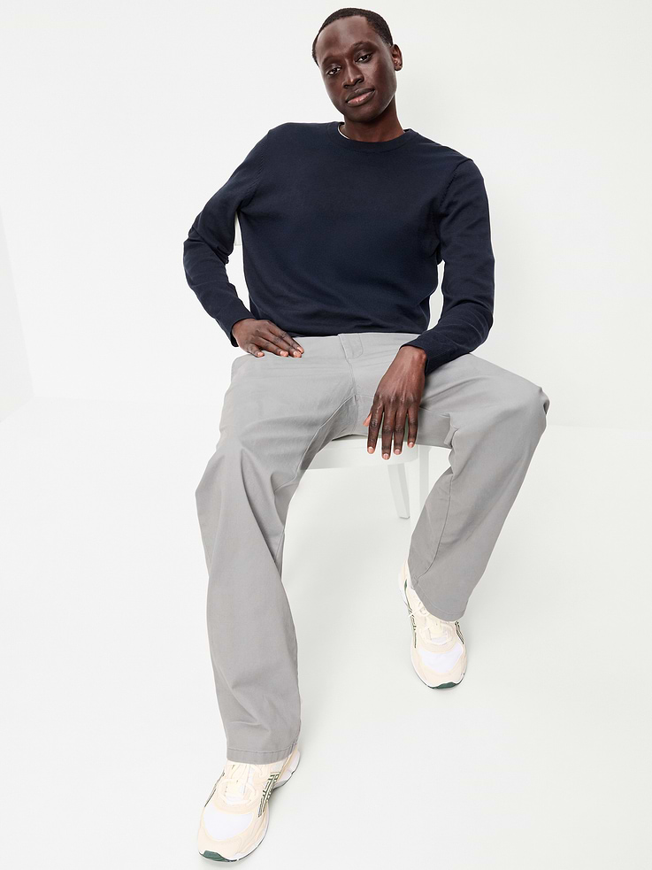 Image number 3 showing, Washed Crew-Neck Sweater