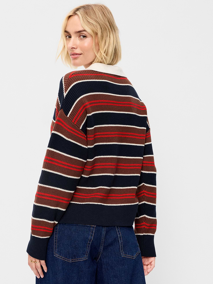 Image number 2 showing, Shaker Polo Sweater