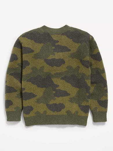 Image number 2 showing, SoSoft Oversized Cardigan Sweater for Toddler Boys