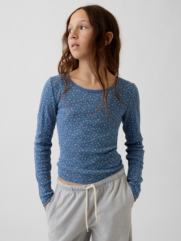 Kids Pointelle T-Shirt
