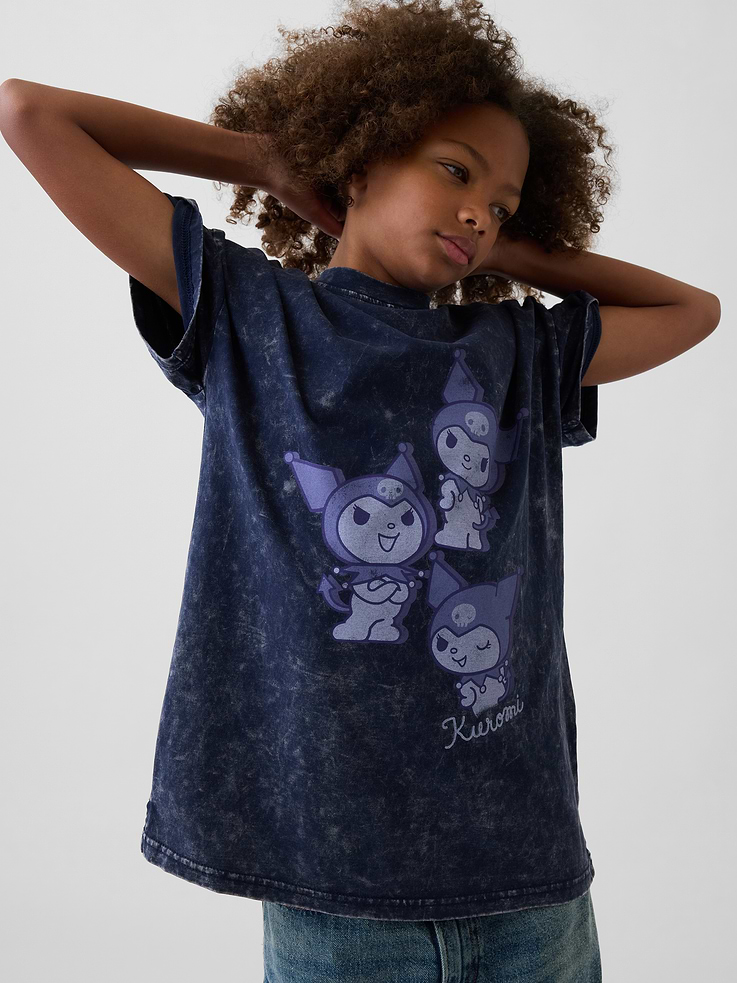 L'image numéro 1 présente T-shirt surdimensionné Hello Kitty pour Enfant