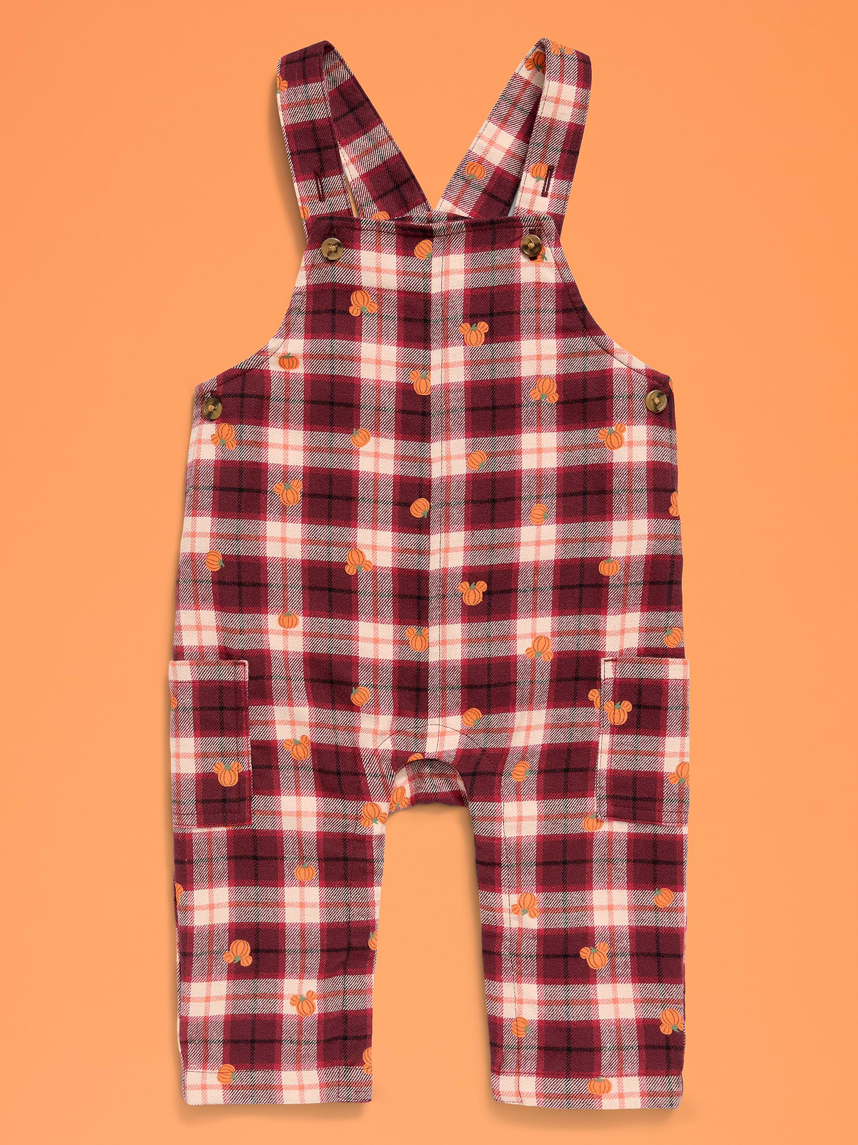Image number 2 showing, Old Navy x Disney Flannel Overalls for Baby
