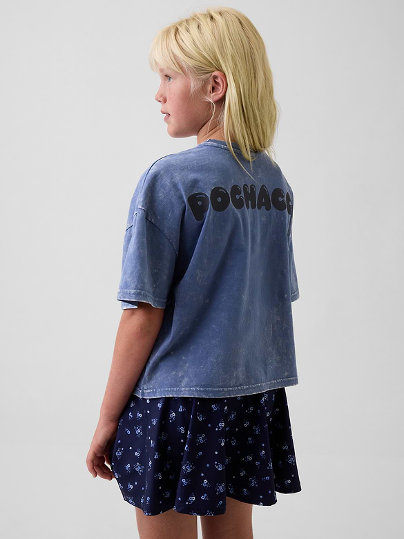Kids Oversized Boxy Graphic T-Shirt