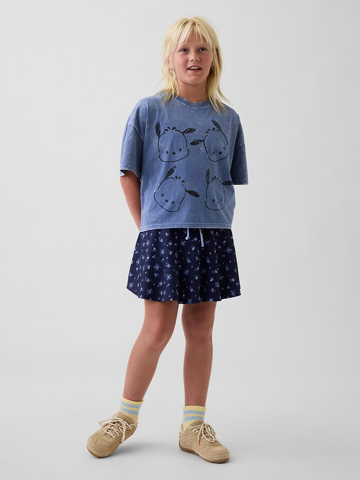 L'image numéro 4 présente T-shirt surdimensionné coupe droite à imprimé pour Enfant