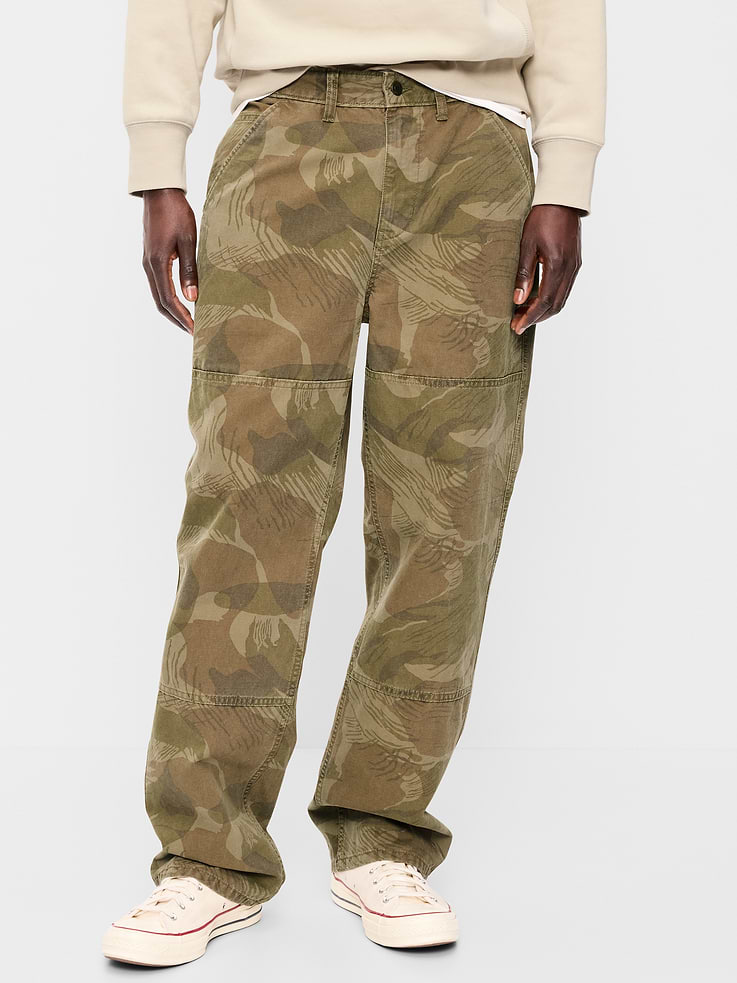 Image number 2 showing, 90s Baggy Double-Knee Carpenter Pants