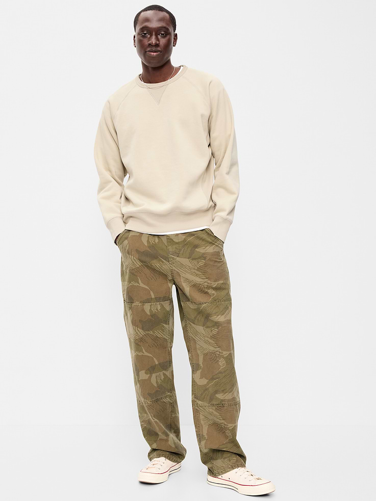 Image number 1 showing, 90s Baggy Double-Knee Carpenter Pants